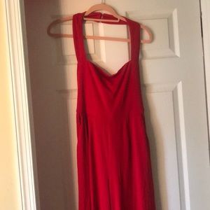 Tobi “Out of Bounds” Red Jumpsuit